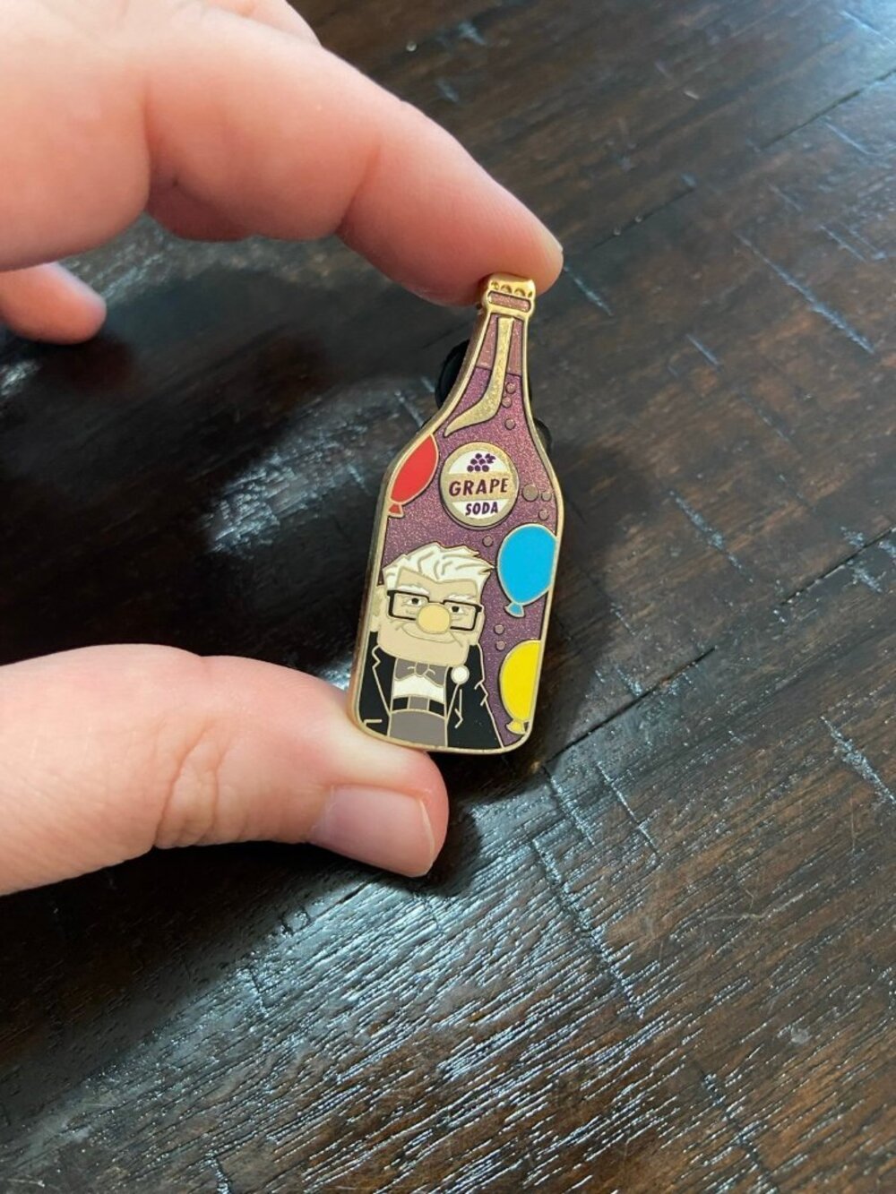 Disney Pixar Up Carl Grape Soda Bottle Soda Fountain Studio Store Limited E 300